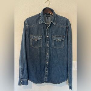 Lucky Brand Men’s Classic Fit Denim Shirt XL
